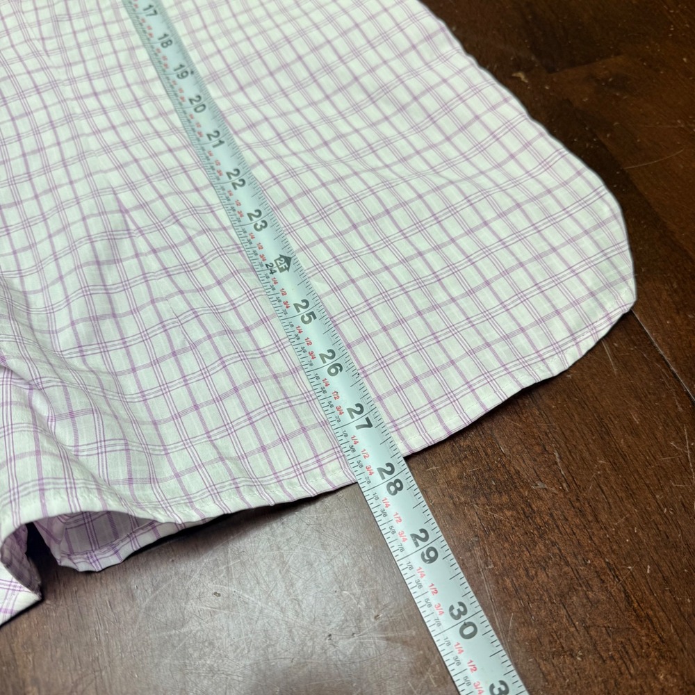 Eddie Bauer Travex‎ Shirt Womens XL Purple Plaid Long Sleeve Button Up Hiking - Picture 5 of 8